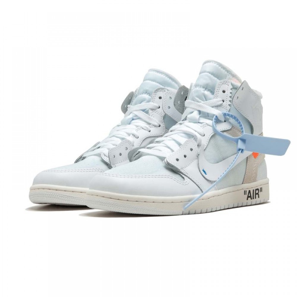 OFF-WHITE X AIR JORDAN 1 RETRO HIGH OG ‘WHITE’ 2018 AQ0818-100