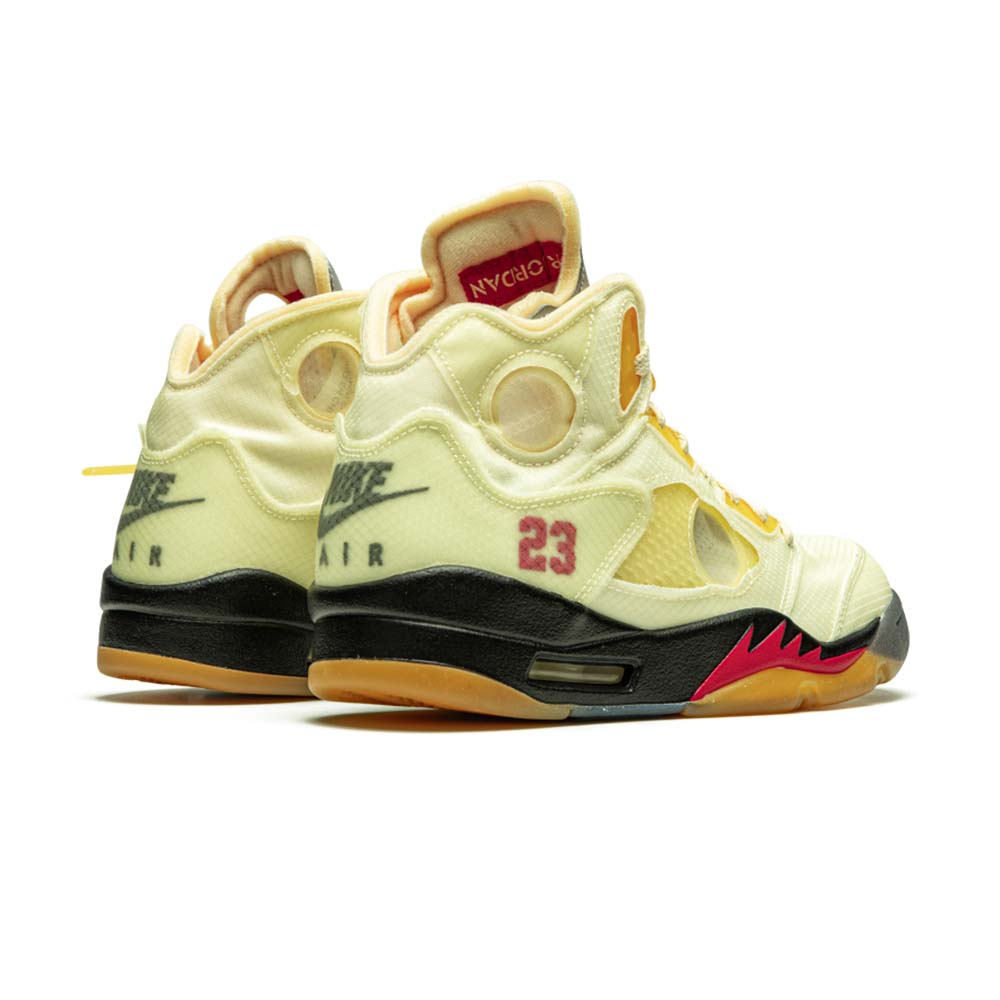 JORDAN Off-White x Air Jordan 5 Retro SP ‘Sail’ DH8565-100