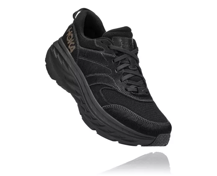 All Gender Hoka X Eg Bondi L - Black Cow Hair