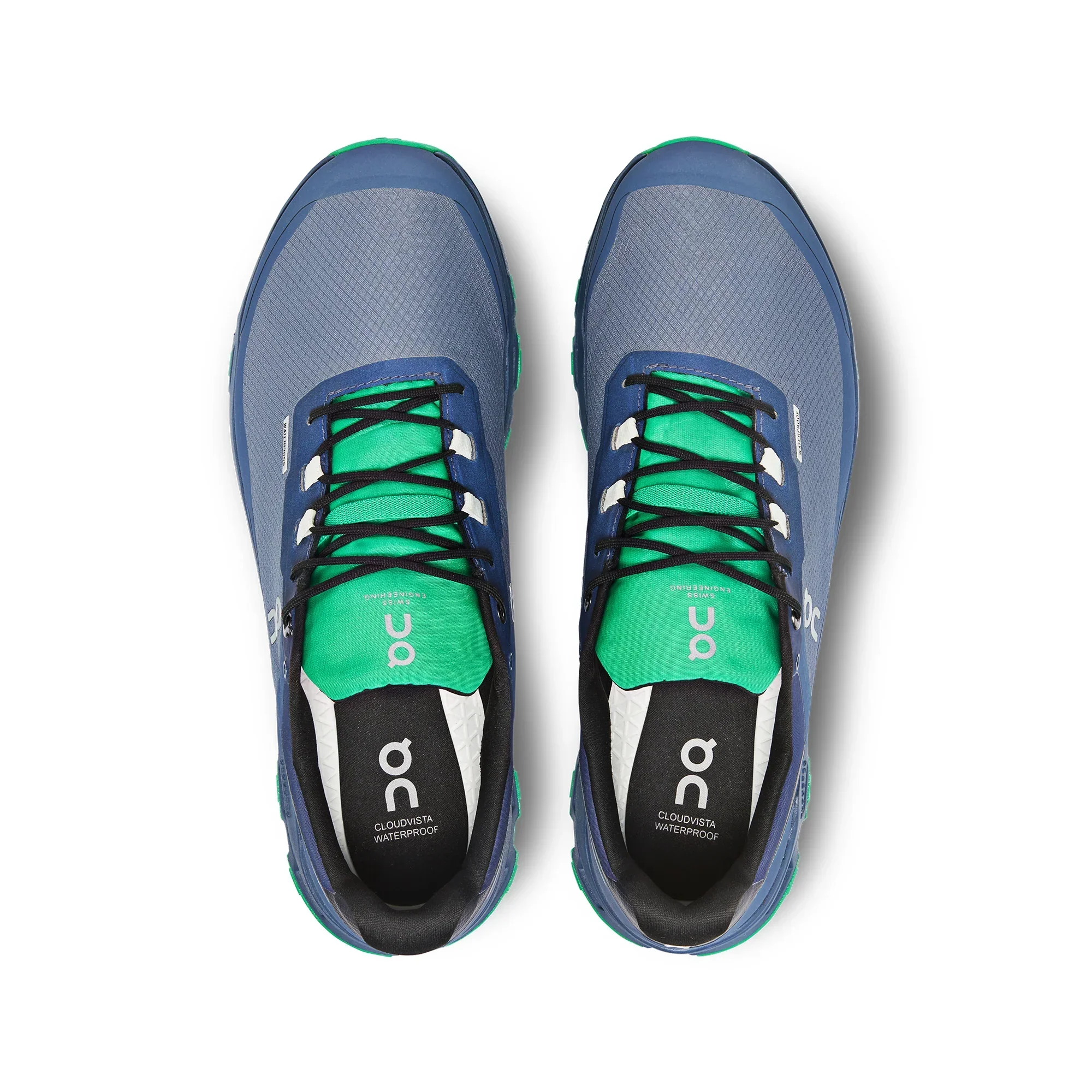 On Cloudvista Waterproof Metal | Denim Men's