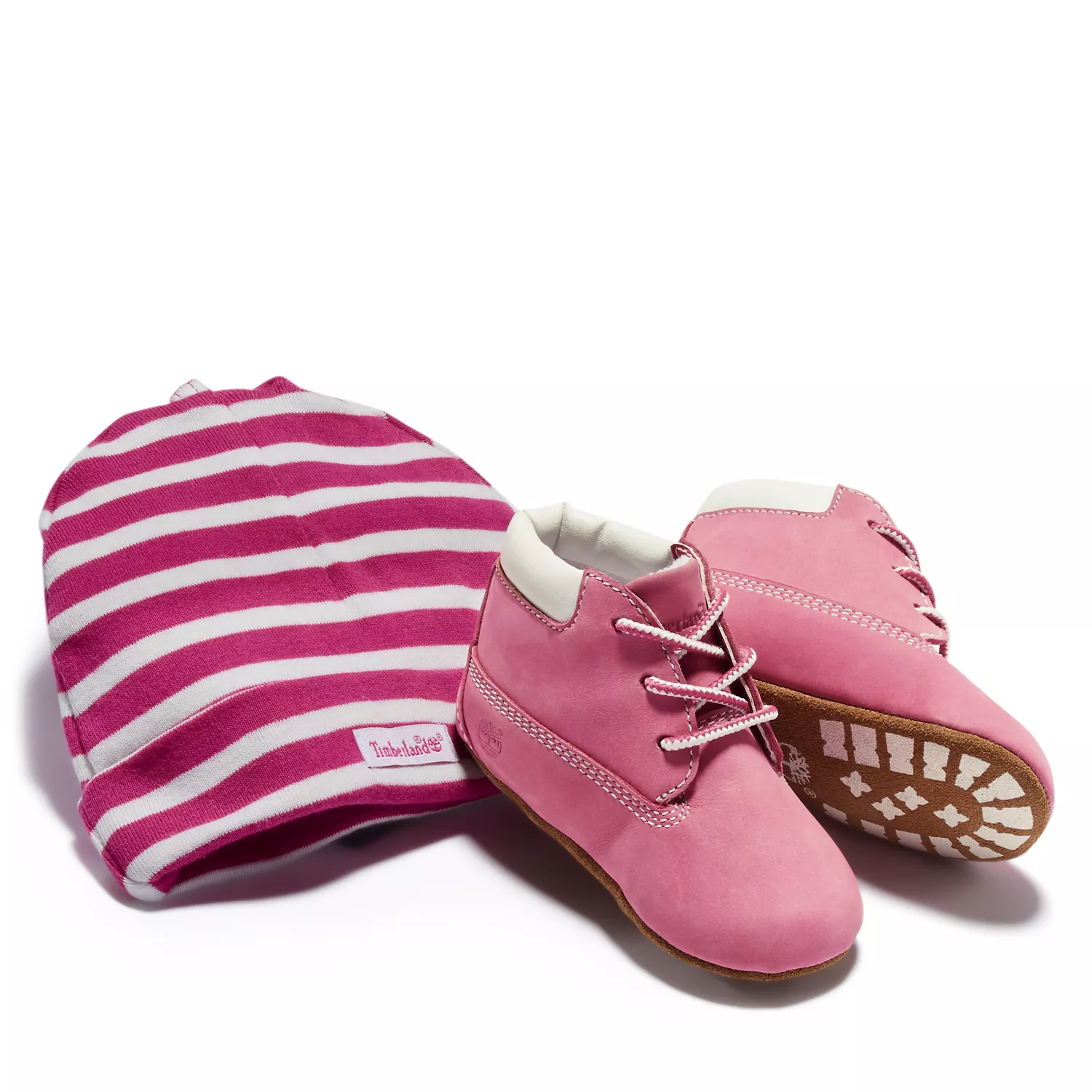 Infant Crib Bootie with Hat Set