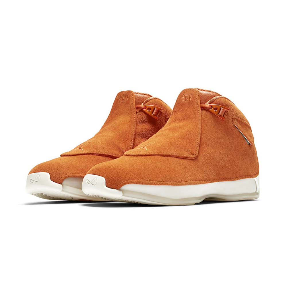 Air Jordan 18 “Suede Pack – Campfire Orange” AA2494-801