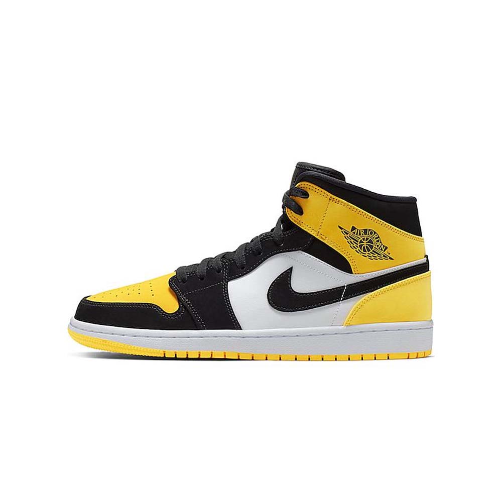 Air Jordan 1 Mid Yellow Toe Black 852542-071