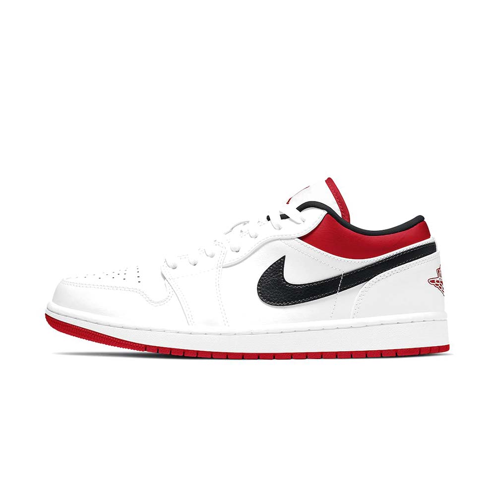 AIR JORDAN 1 LOW "White University Red Black" 553558-118