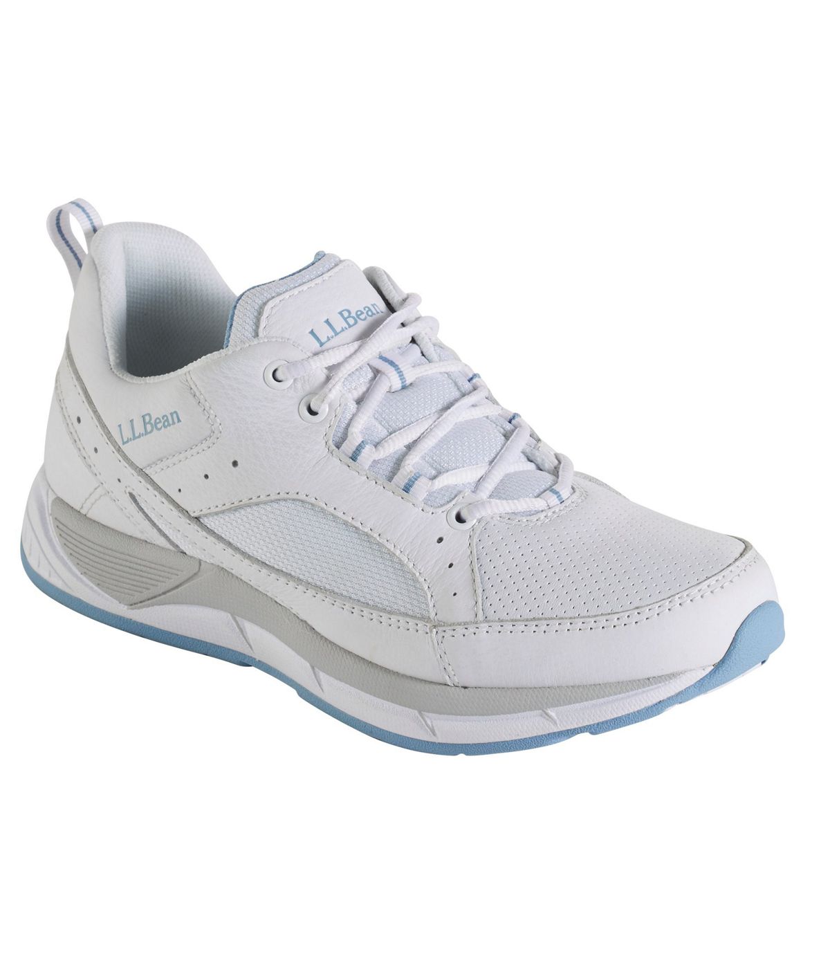 L.L.Bean Bean's Comfort Fitness Walkers, Leather Mesh