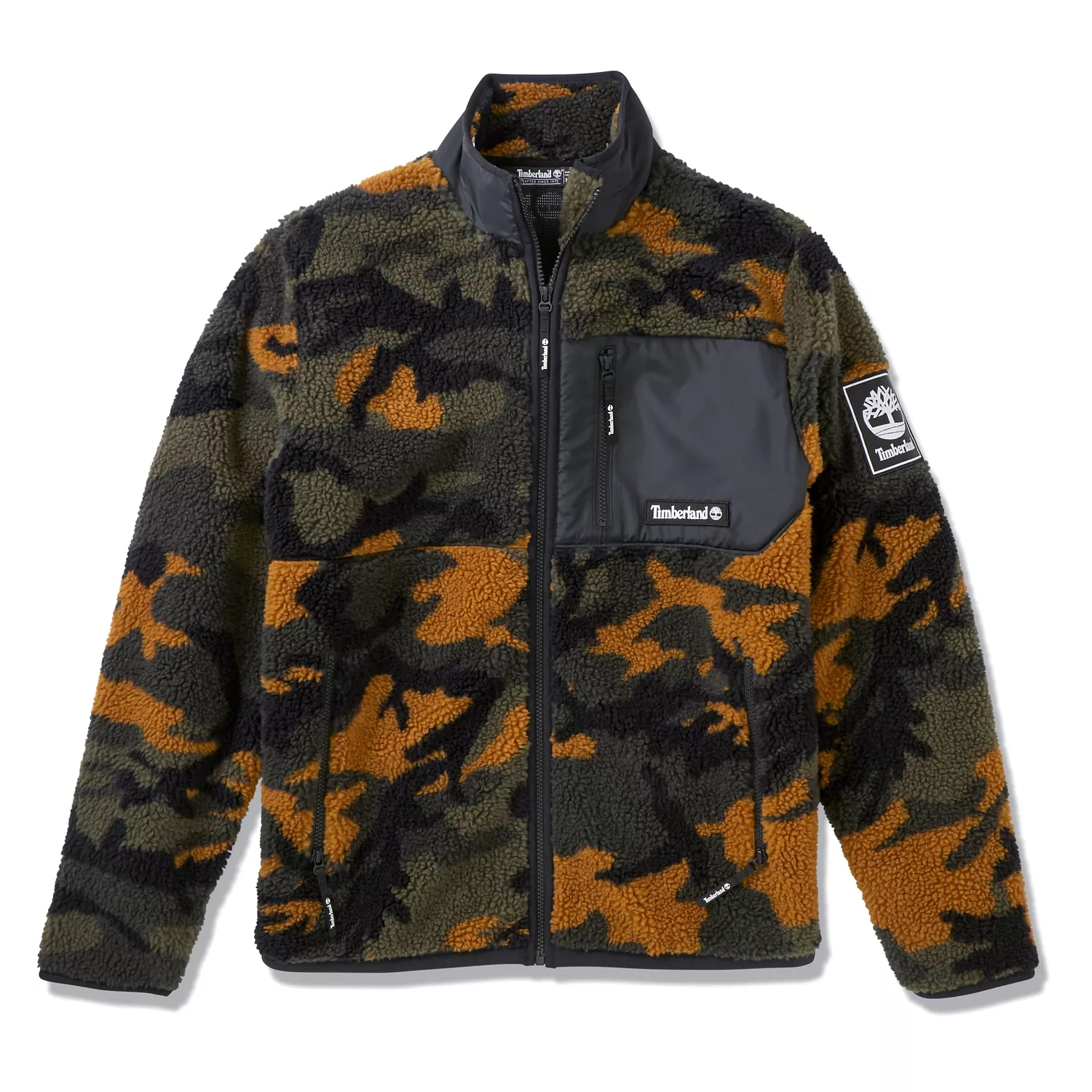 Men's Camo Recycled Fleece Jacket