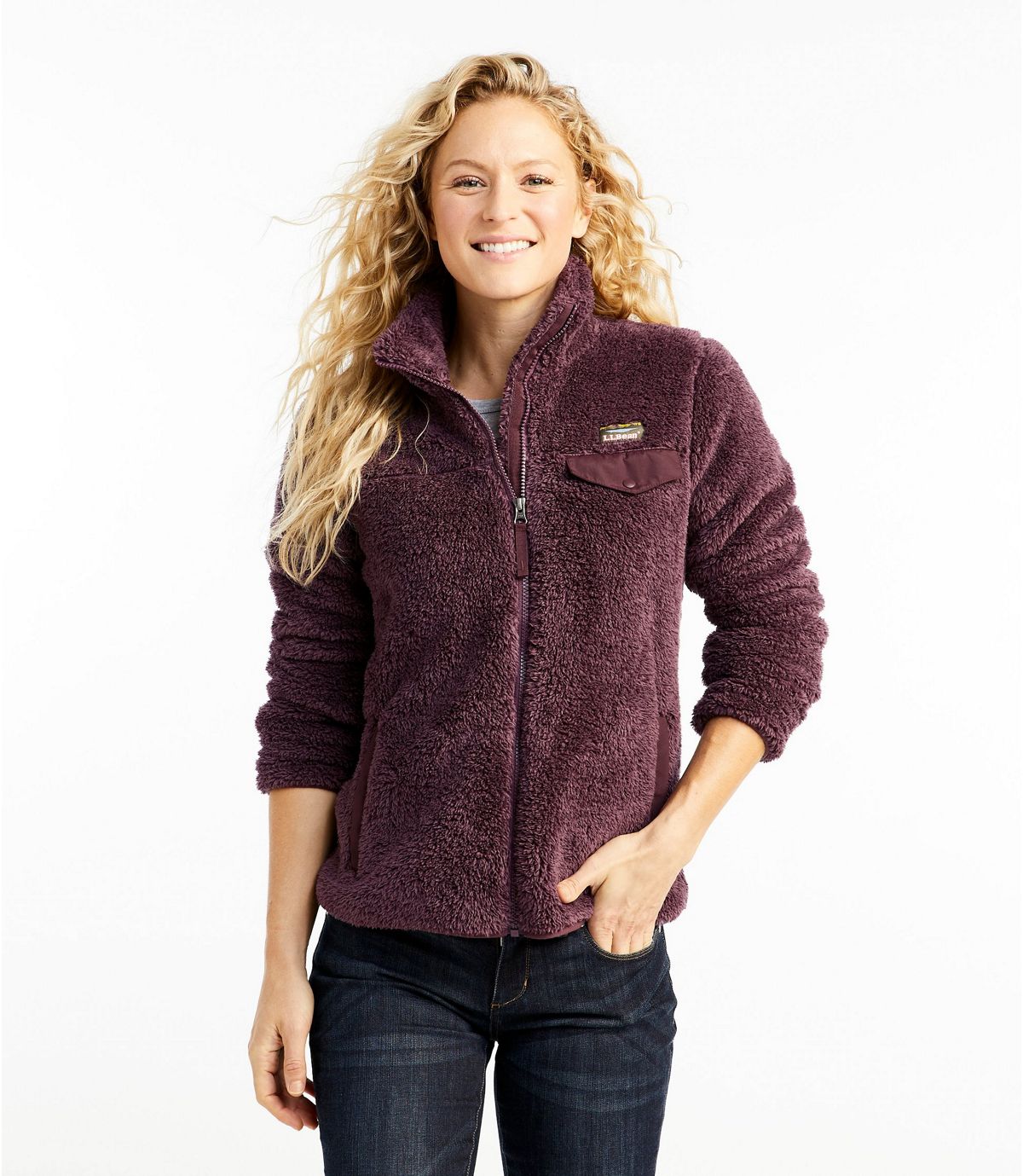 L.L.Bean Women's L.L.Bean Hi-Pile Fleece Jacket