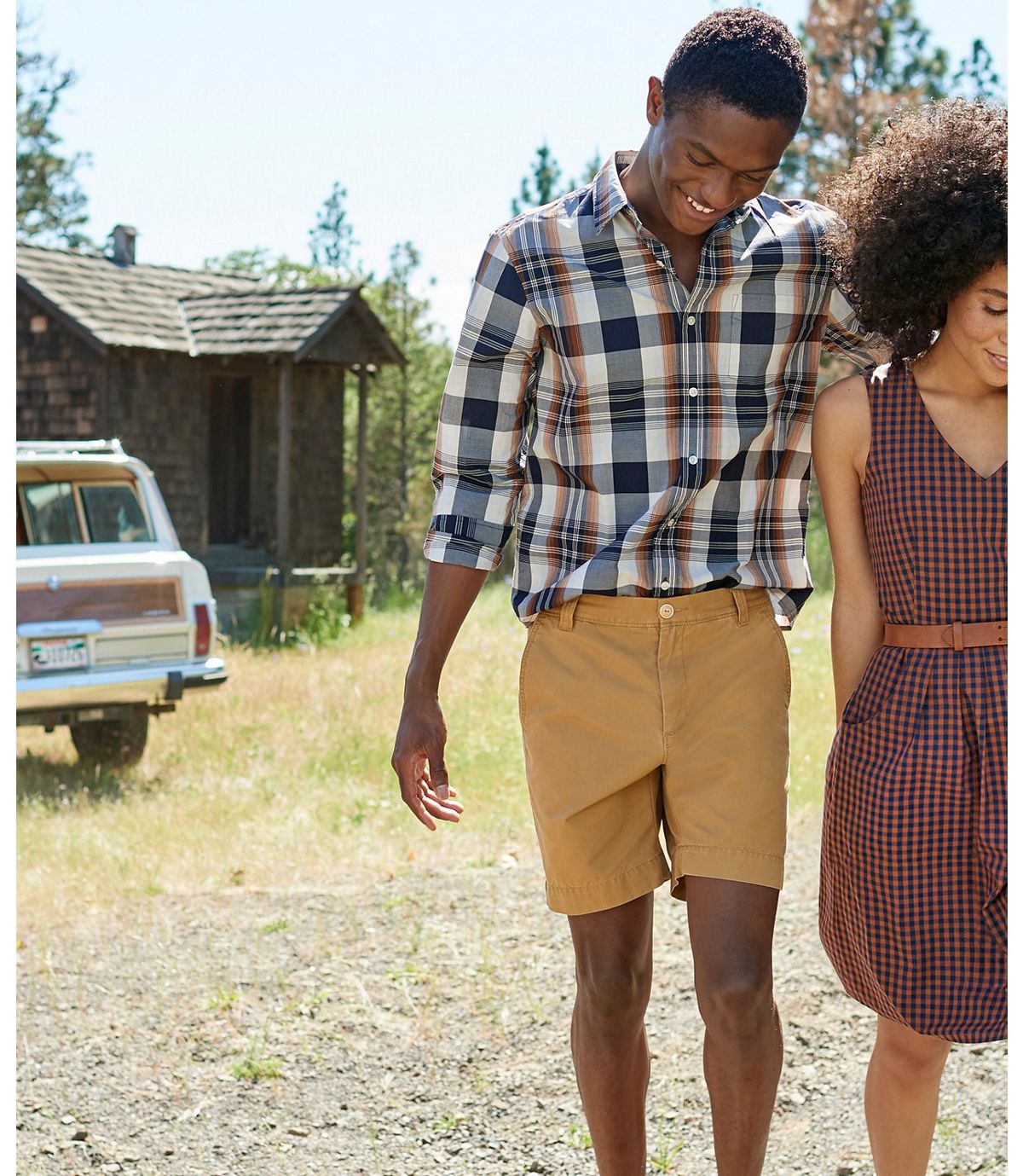 L.L.Bean Men's Signature Washed-Canvas Cloth Shorts, Slim Straight 8"