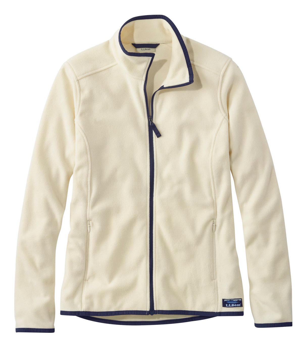 L.L.Bean Women's Soft-Brushed Fitness Fleece Zip-Pocket Jacket