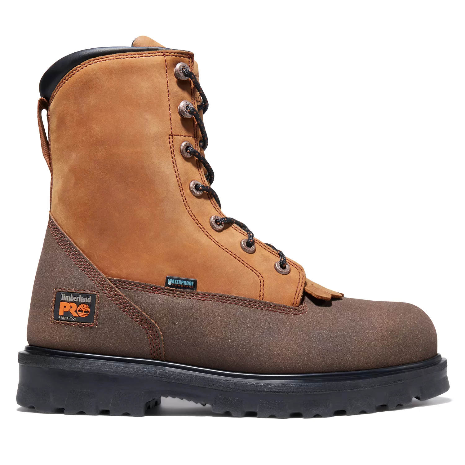 Men's Timberland PRO Lace Rigger 8-Inch Waterproof Steel-Toe Work Boots