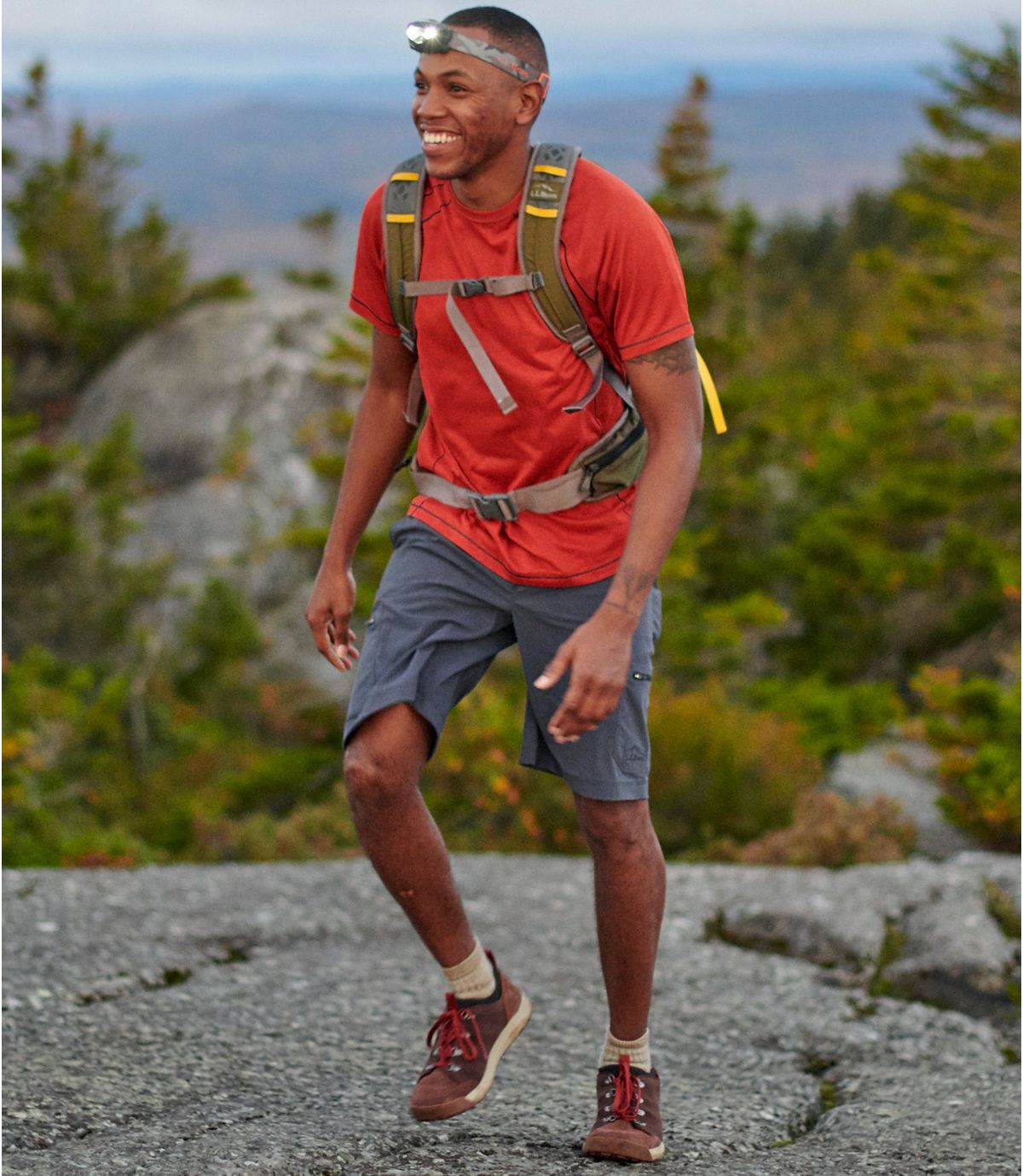 L.L.Bean Men's L.L.Bean Quick-Dry Trail Tee Short-Sleeve