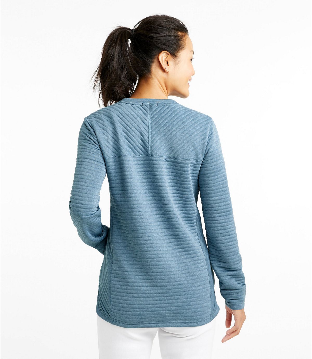 L.L.Bean Women's AirLight Knit Crewneck Pullover