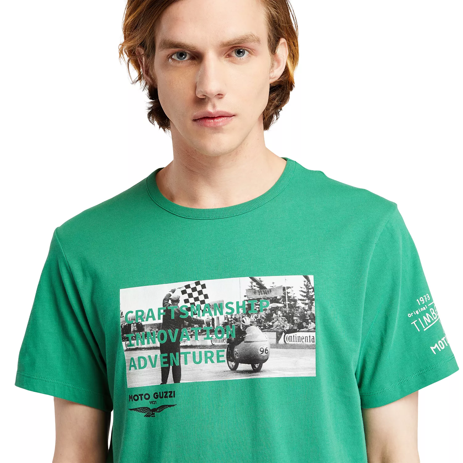 Men's Moto Guzzi x Timberland Short Sleeve Tee