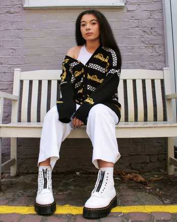 Sinclair Women's Leather Platform Boots,WOMEN'S PLATFORMS,no.66