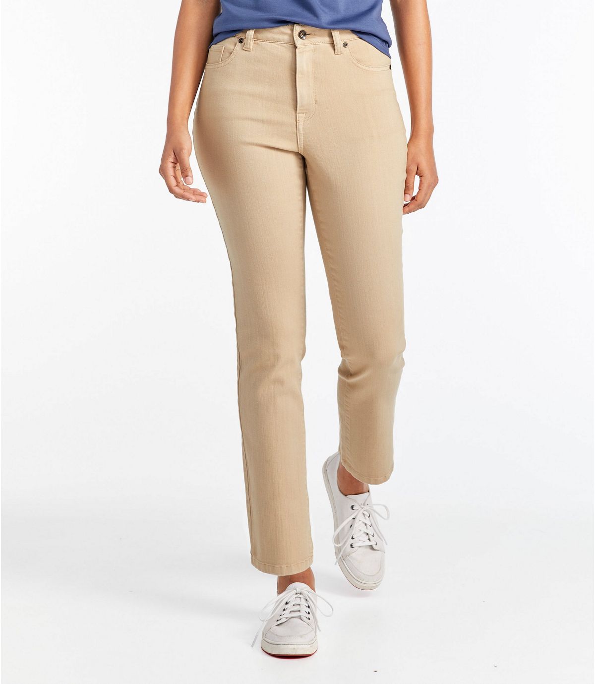 L.L.Bean Women's True Shape Ankle Jeans, Classic Slim Leg Colors
