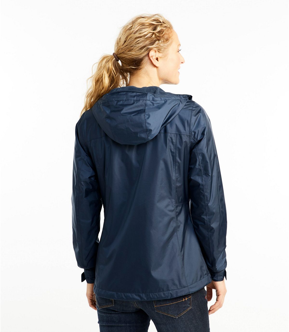 L.L.Bean Women's Trail Model Rain Jacket, Fleece-Lined
