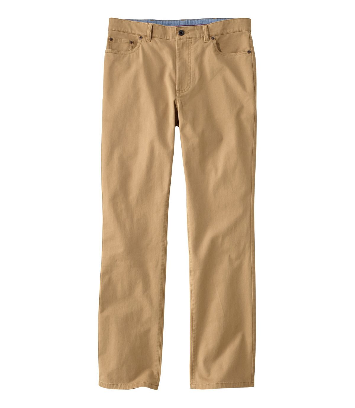 L.L.Bean Men's Lakewashed® Five-Pocket Stretch Khakis, Standard Fit