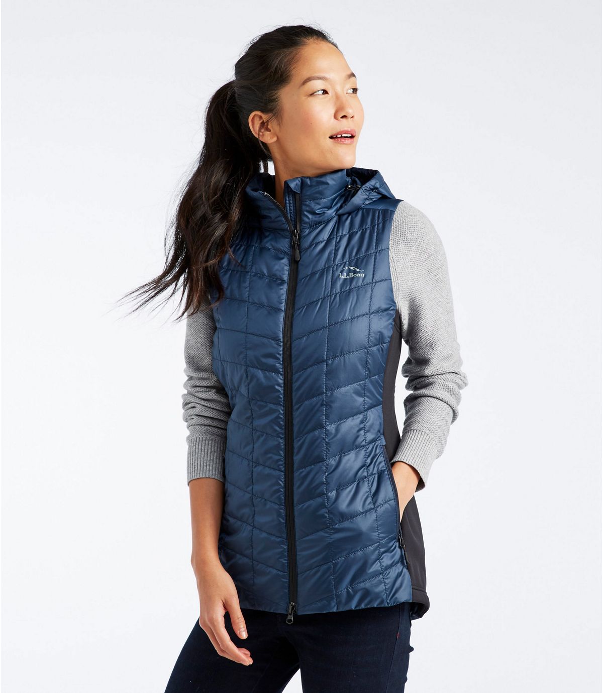 L.L.Bean Women's Primaloft Packaway Long Vest