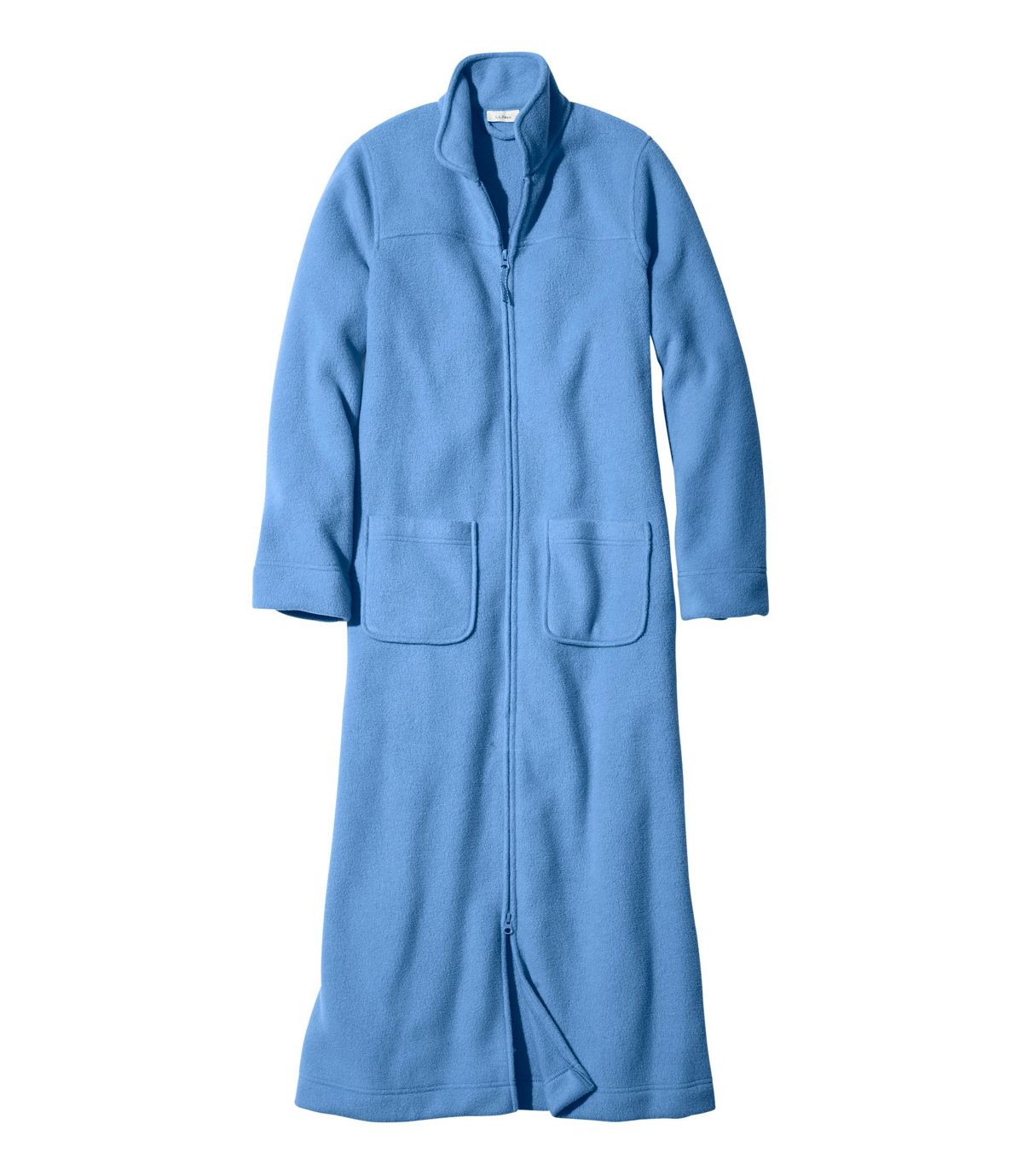 L.L.Bean Women's Winter Fleece Robe, Zip-Front