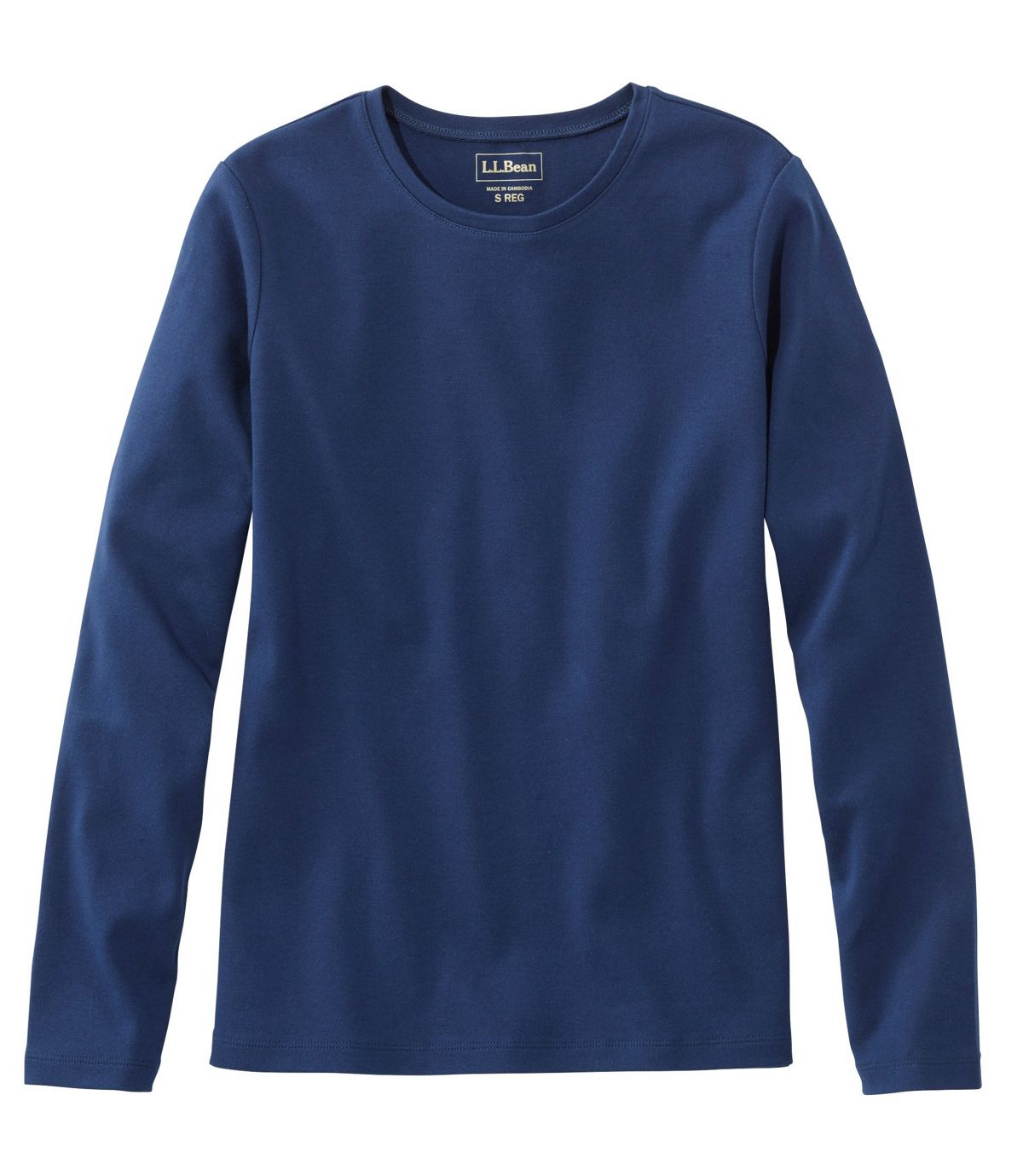 L.L.Bean Women's L.L.Bean Tee, Long-Sleeve Crewneck