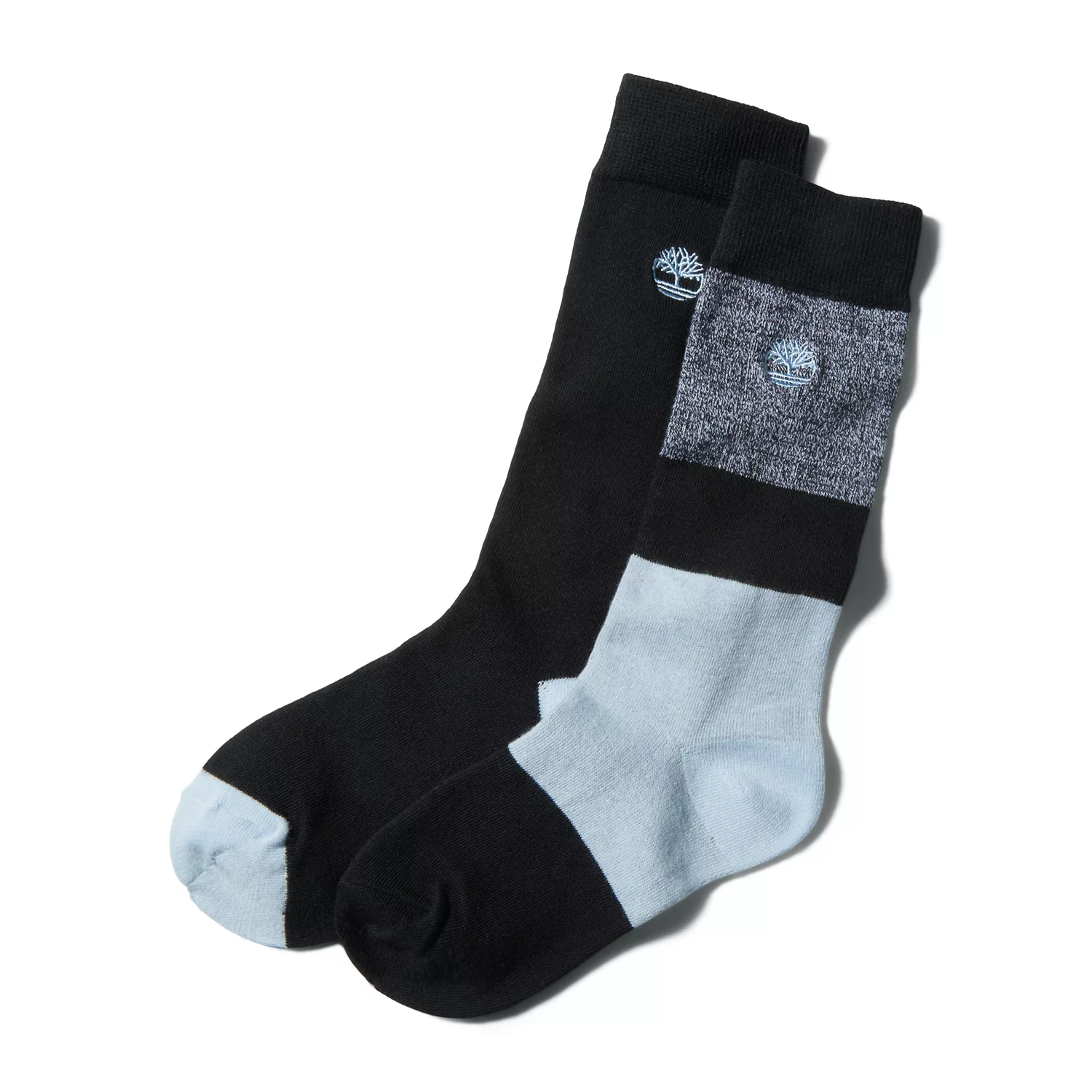 Women's 2-Pack Colorblocked Crew Socks