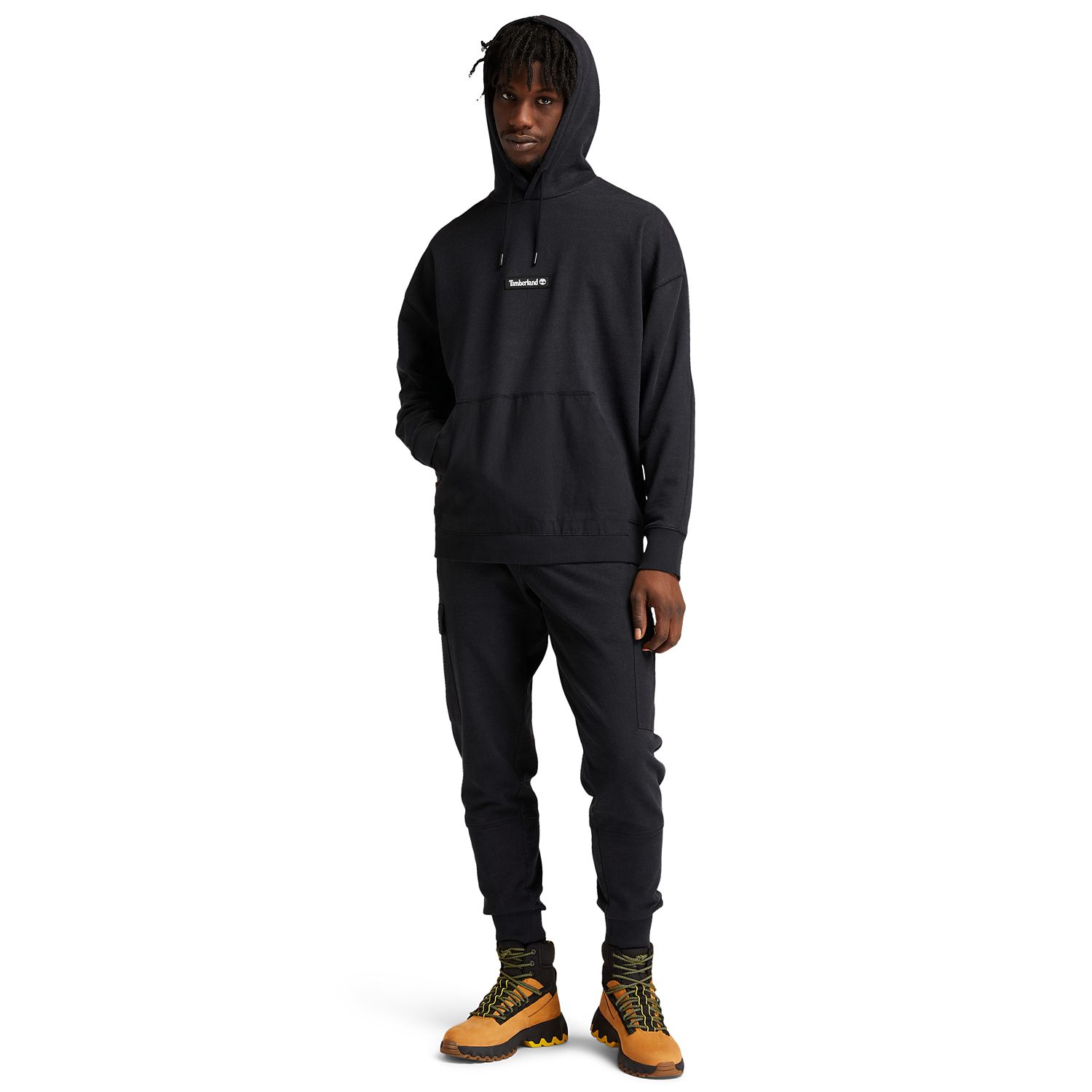 Men's Garment-Dyed Graphic Hoodie