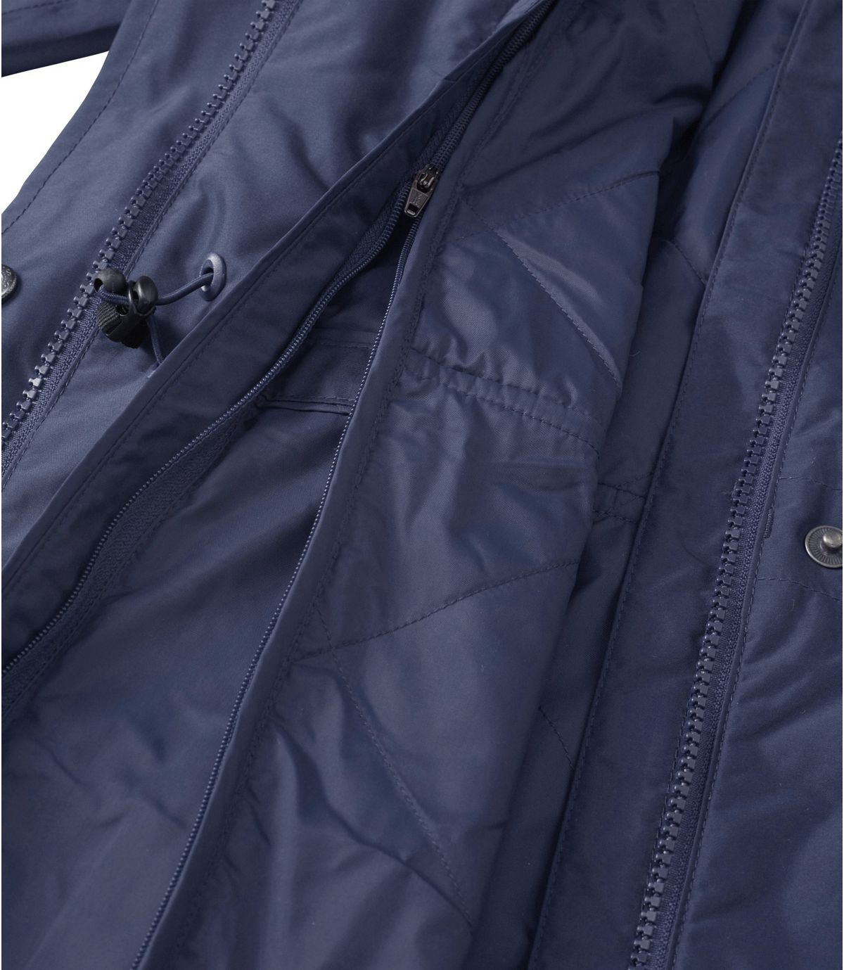 L.L.Bean Women's H2OFF Raincoat, PrimaLoft-Lined