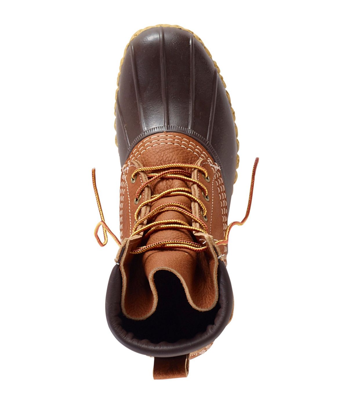 L.L.Bean Tumbled-Leather L.L.Bean Boots, 8" Padded Collar