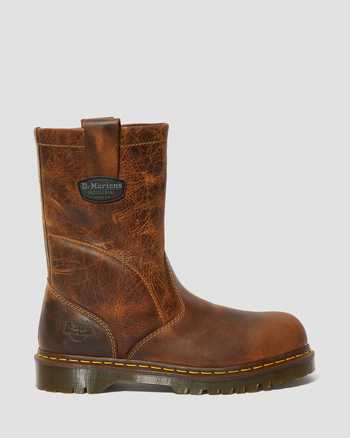 Icon 2295 Leather Steel Toe Slip On Work Boots,MEN'S WORK BOOTS,no.409