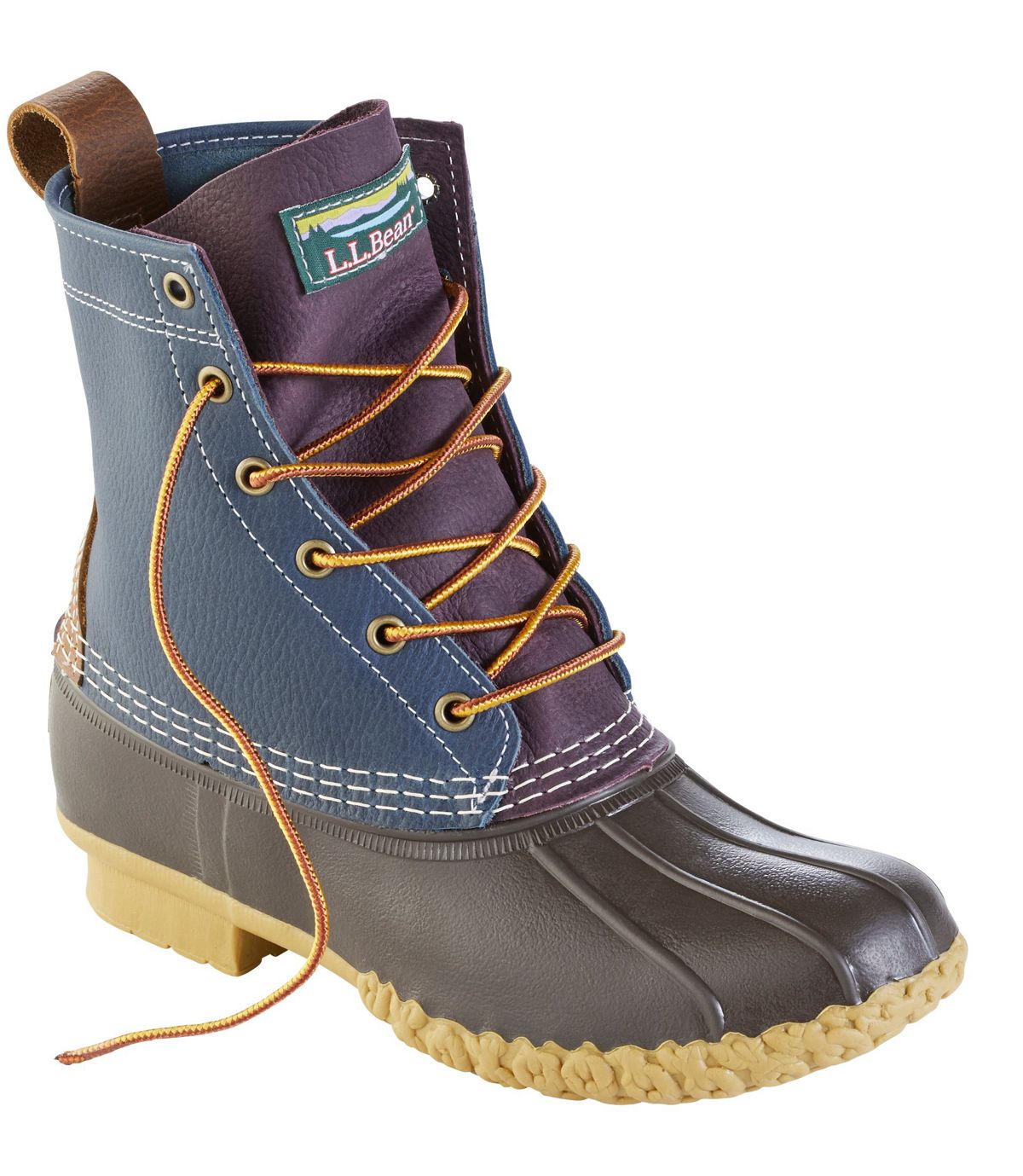 L.L.Bean Bean Boots by L.L.Bean, 8" Limited-Edition Colorblock