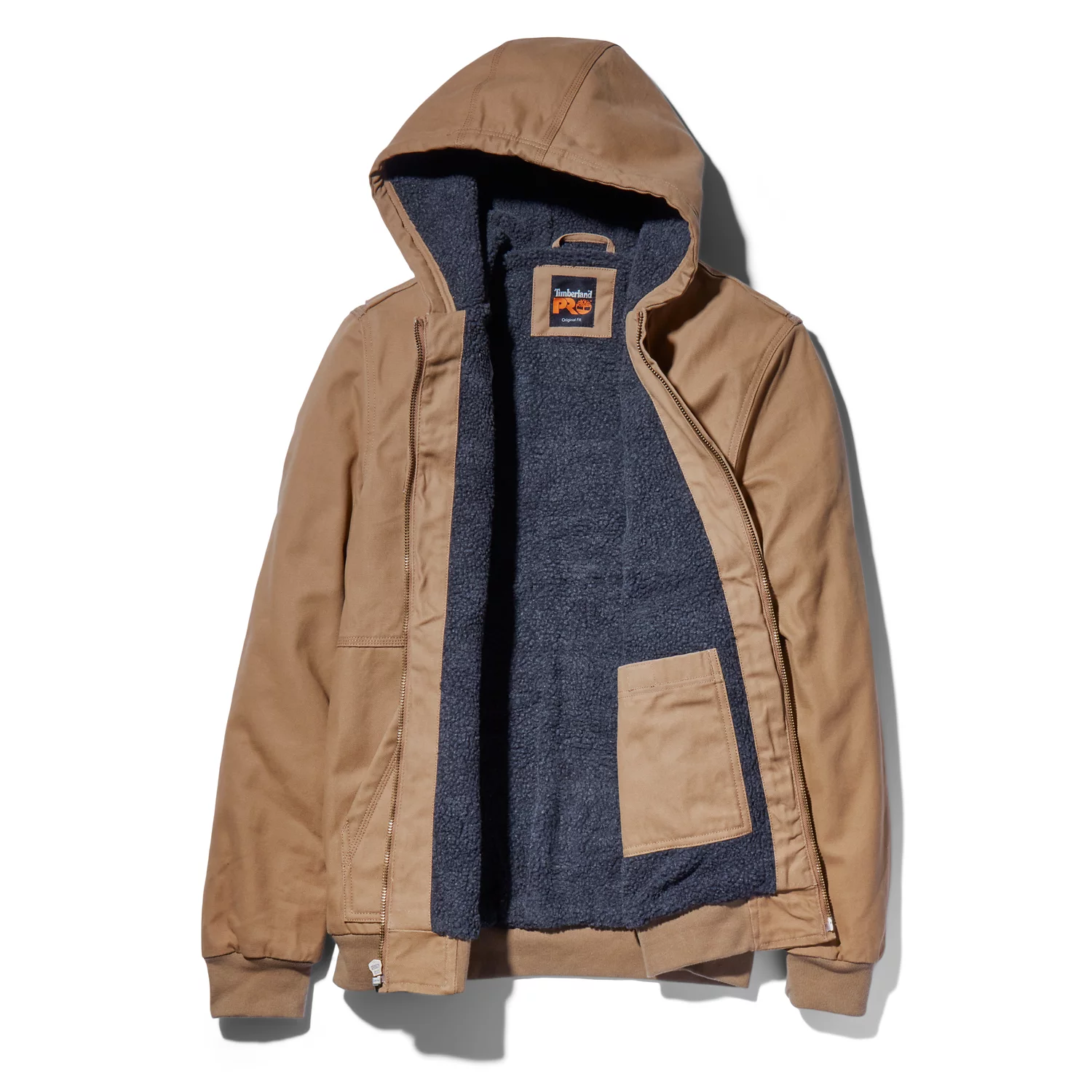 Men's Big & Tall Timberland PRO Gritman Lined Canvas Hooded Jacket