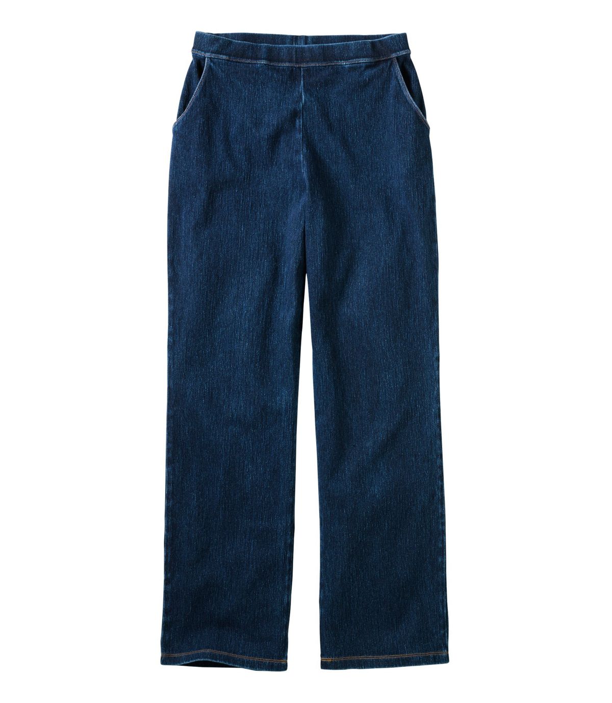 L.L.Bean Women's Perfect Fit Pants, Straight-Leg Denim