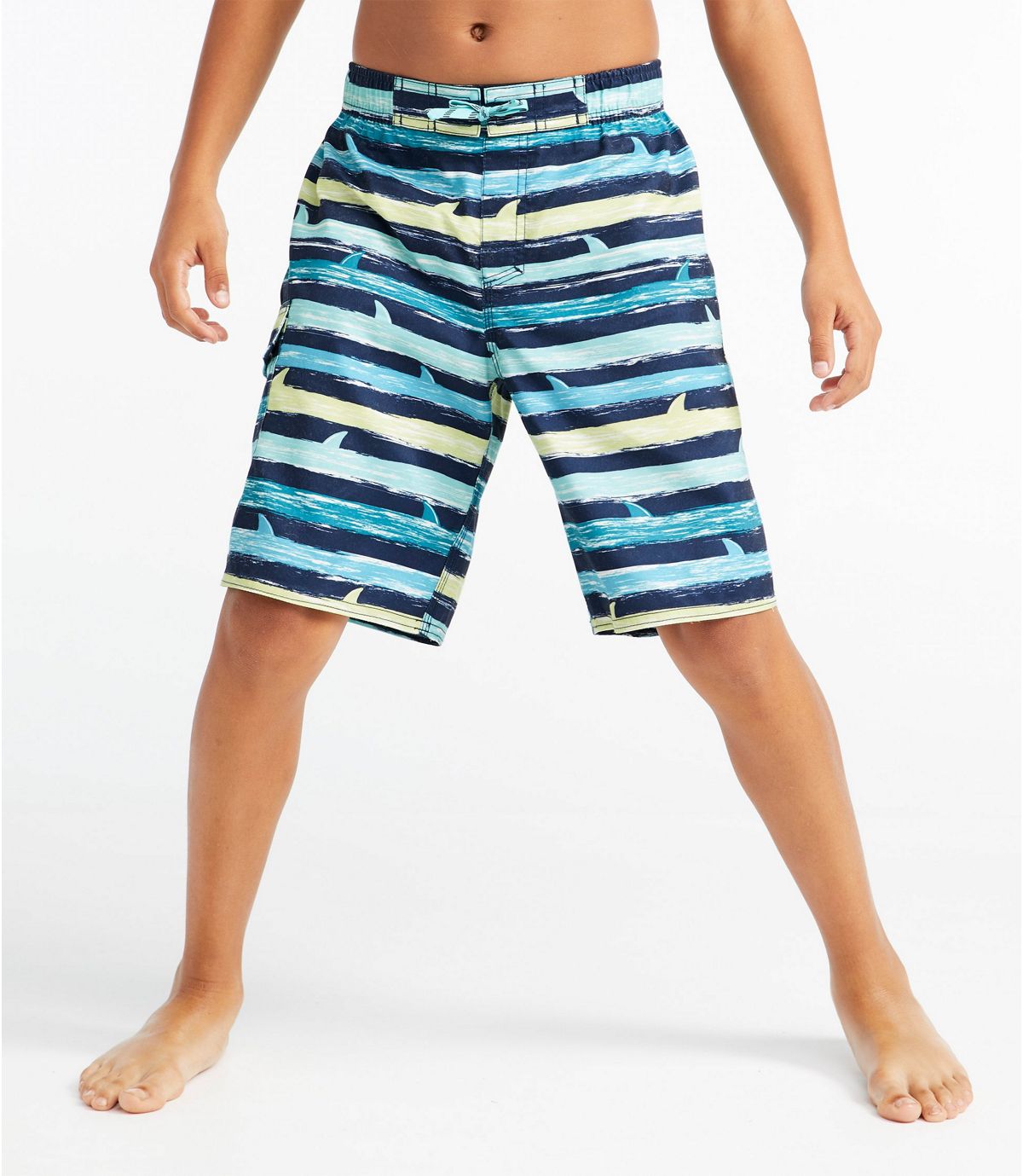 L.L.Bean Boys' BeanSport Swim Shorts, Print