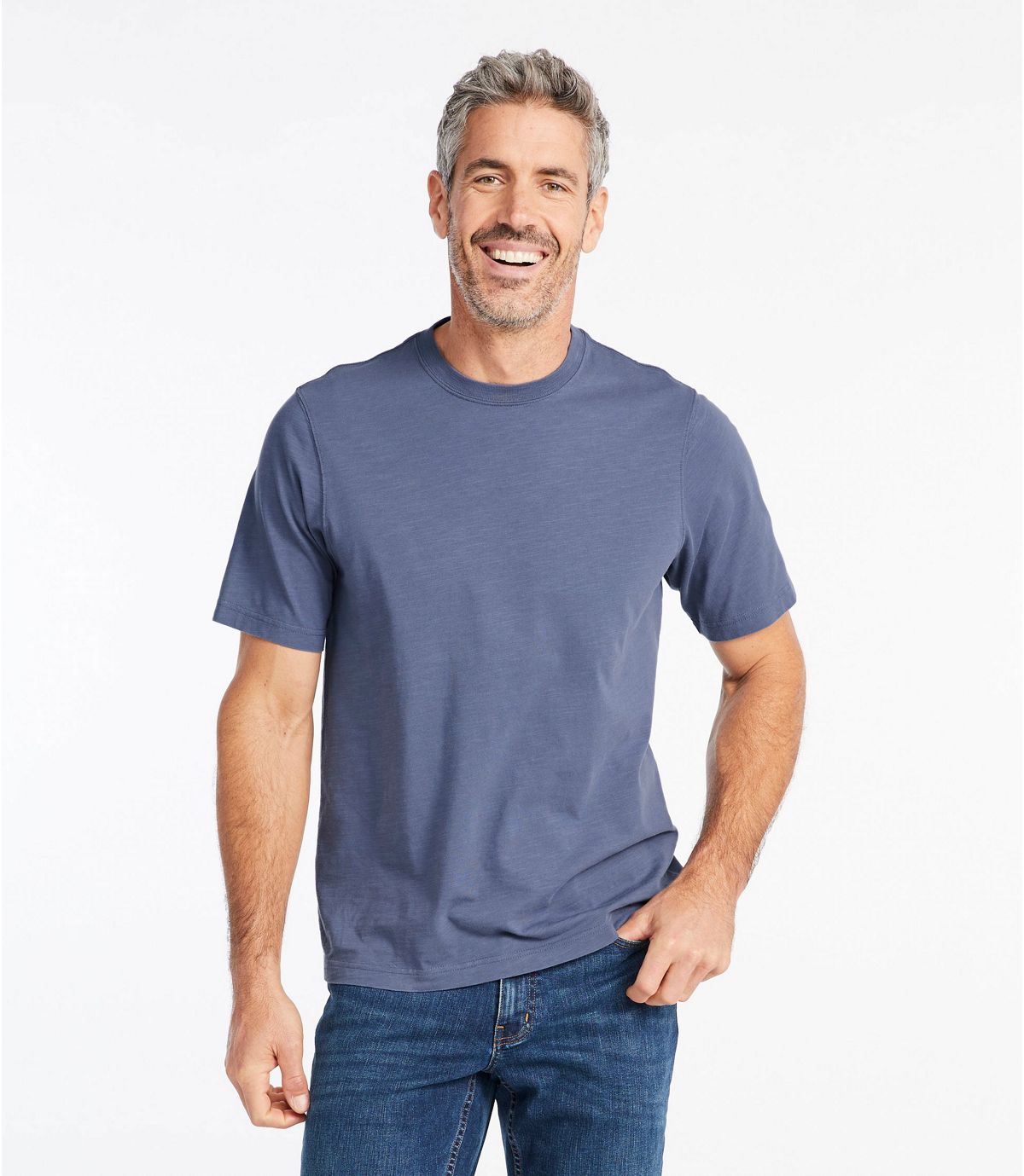 L.L.Bean Lakewashed® Organic Cotton Tee, Short-Sleeve