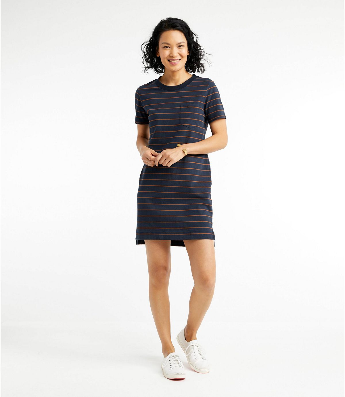 L.L.Bean Women's Signature Knit T-Shirt Dress