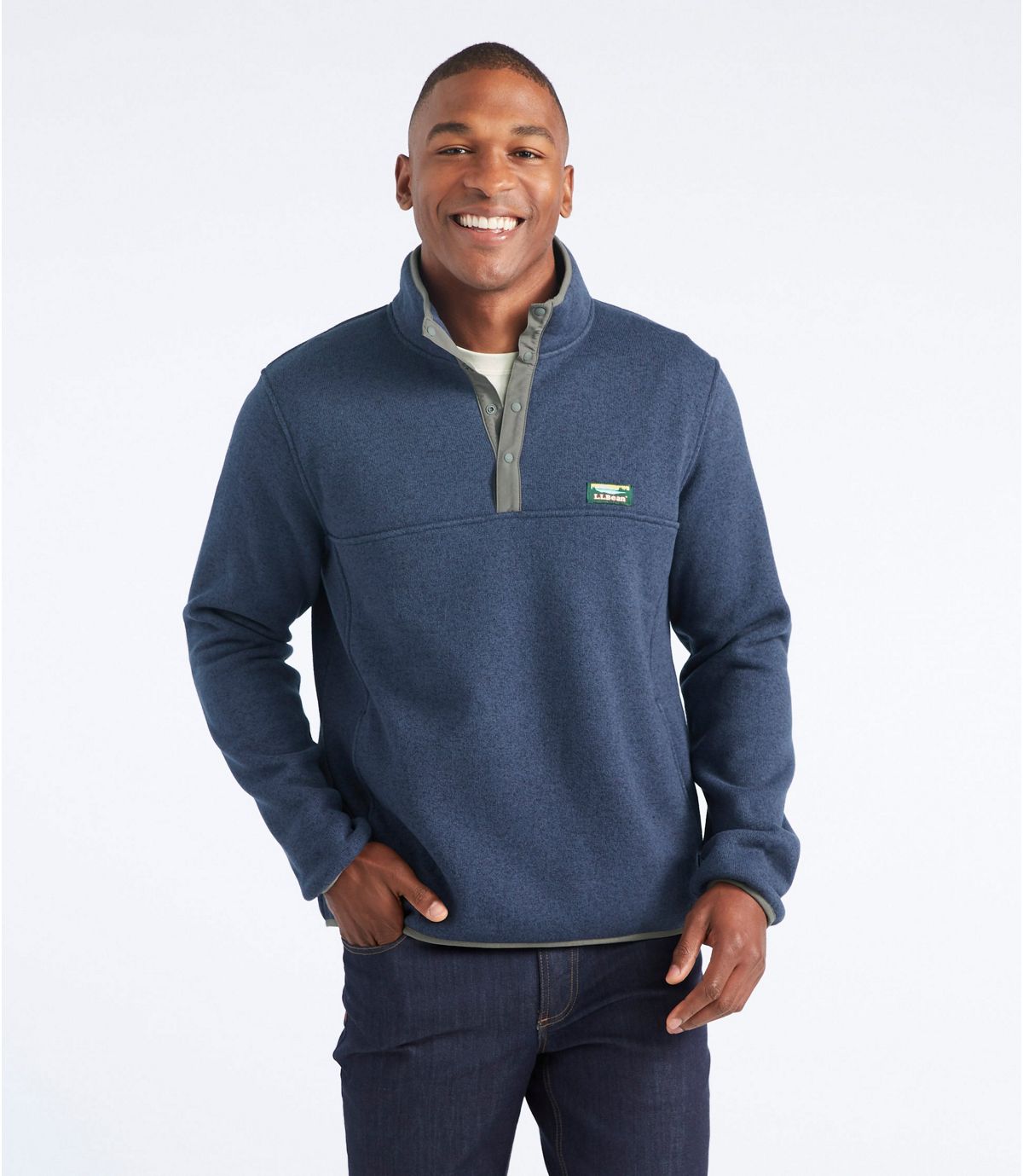 L.L.Bean Men's L.L.Bean Sweater Fleece Pullover