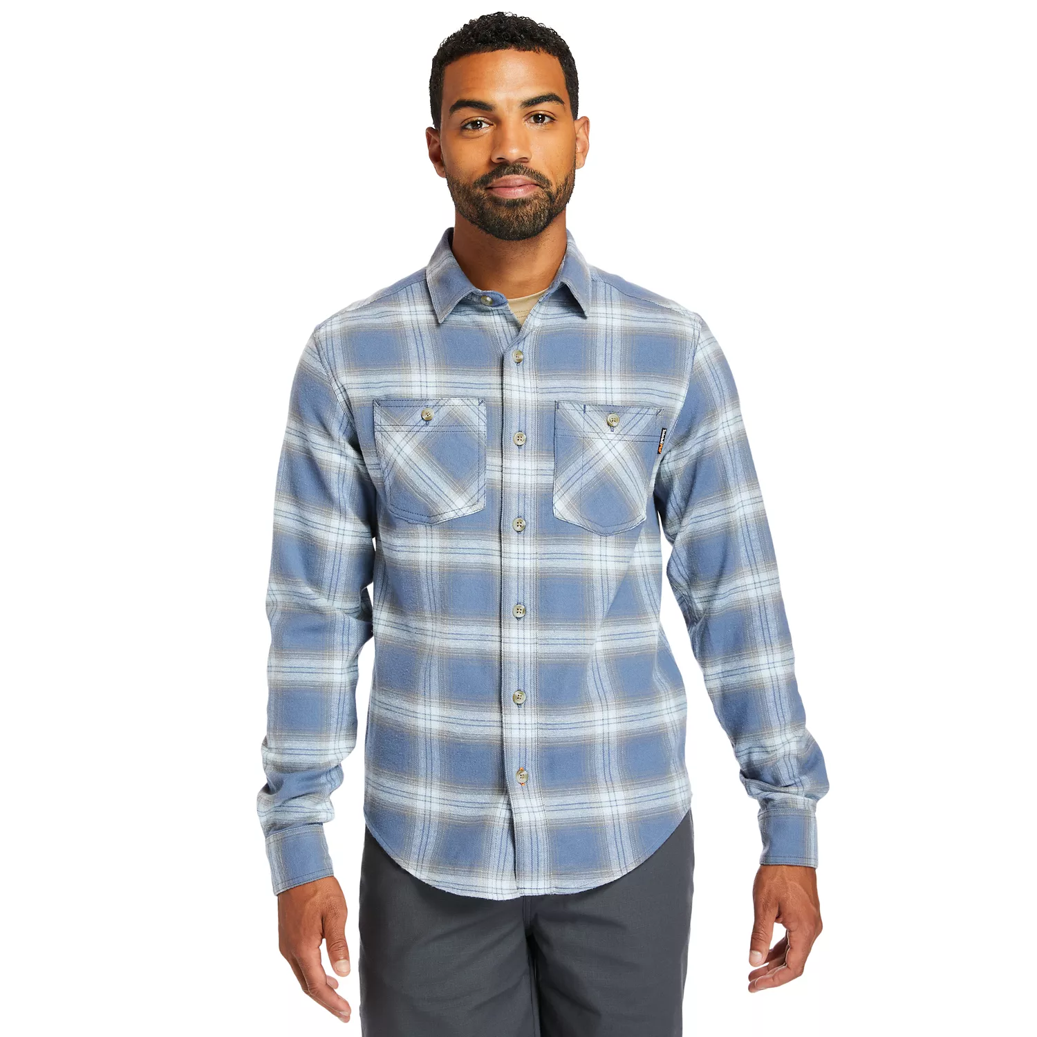 Men's Timberland PRO Woodfort Flex Flannel Work Shirt