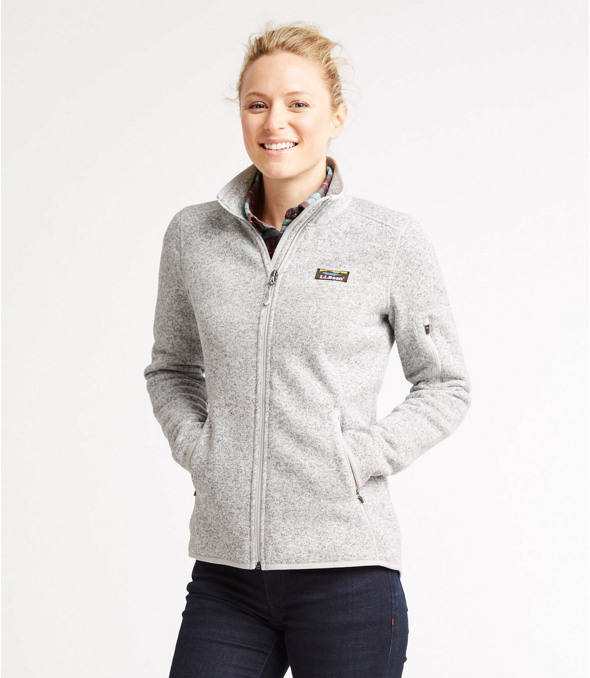 L.L.Bean Women's L.L.Bean Sweater Fleece Full-Zip Jacket