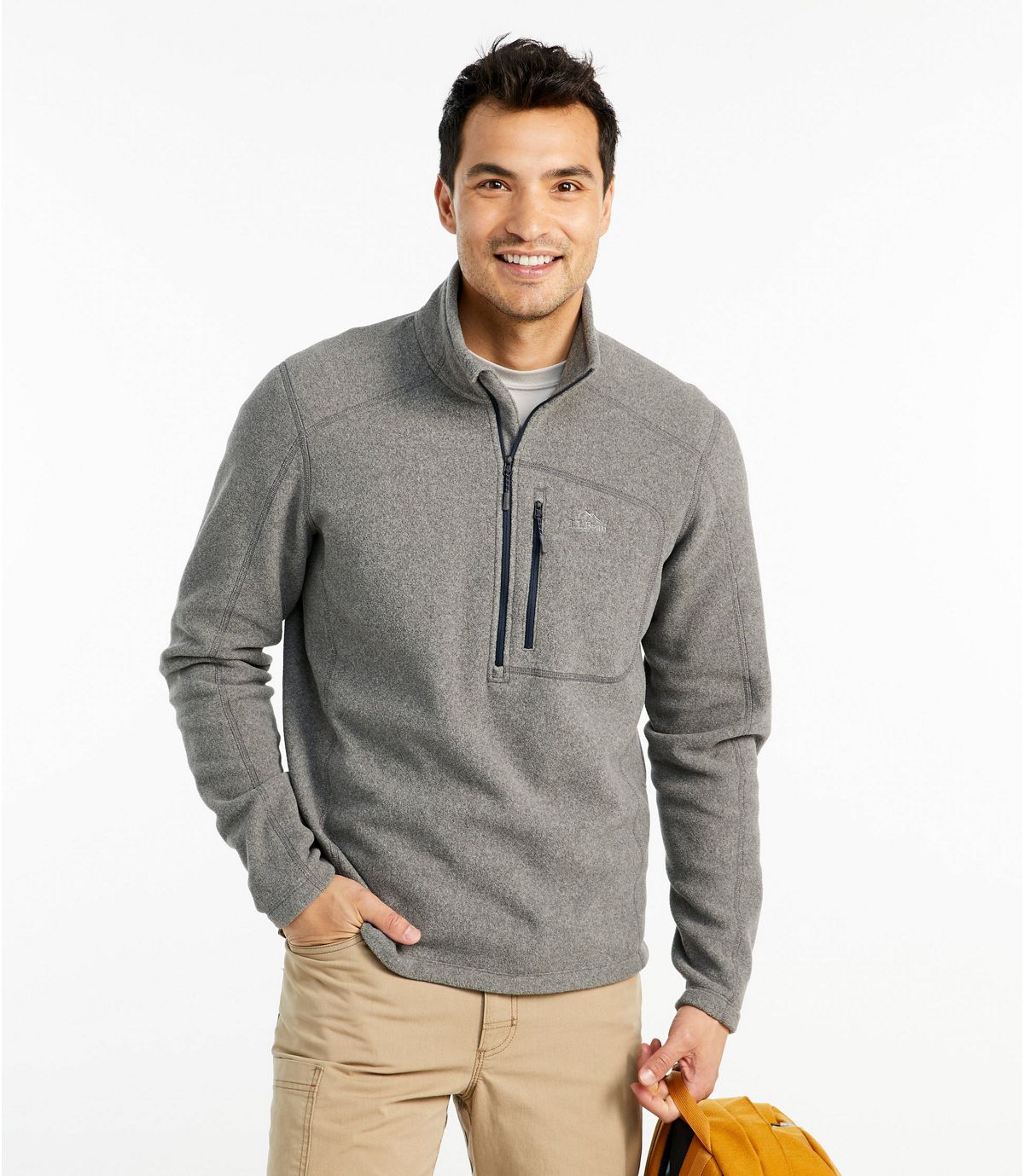 L.L.Bean Men's Trail Fleece, Quarter-Zip