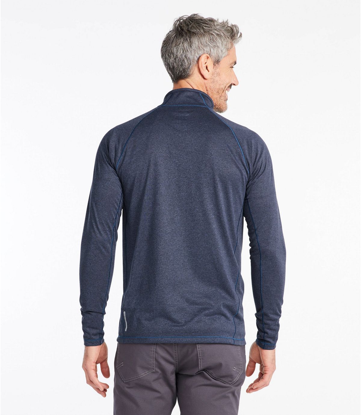 L.L.Bean Men's Bean's Quick Dry Trail Tee 1/4 Zip