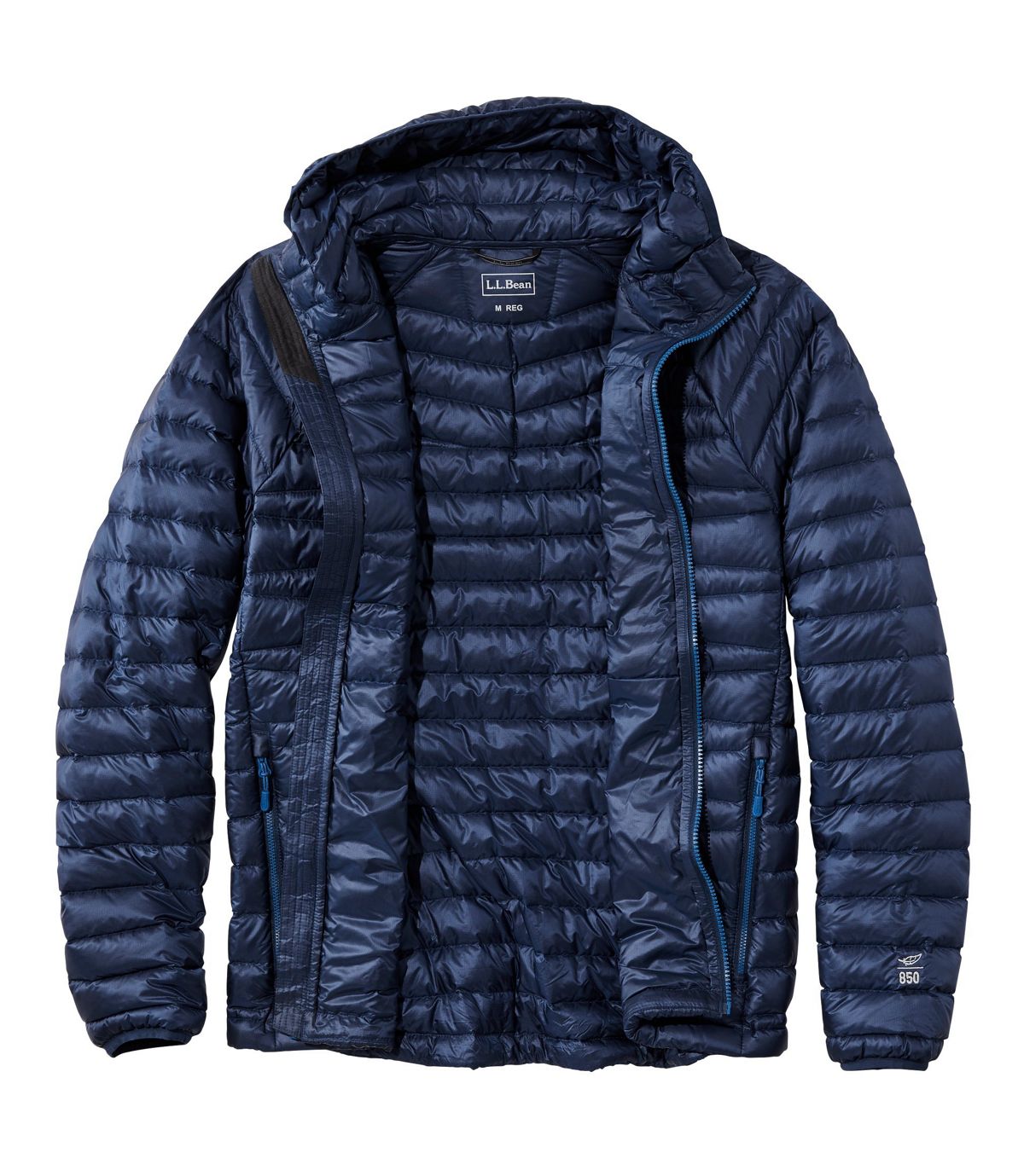 L.L.Bean Men's Ultralight 850 Down Sweater Hooded Jacket