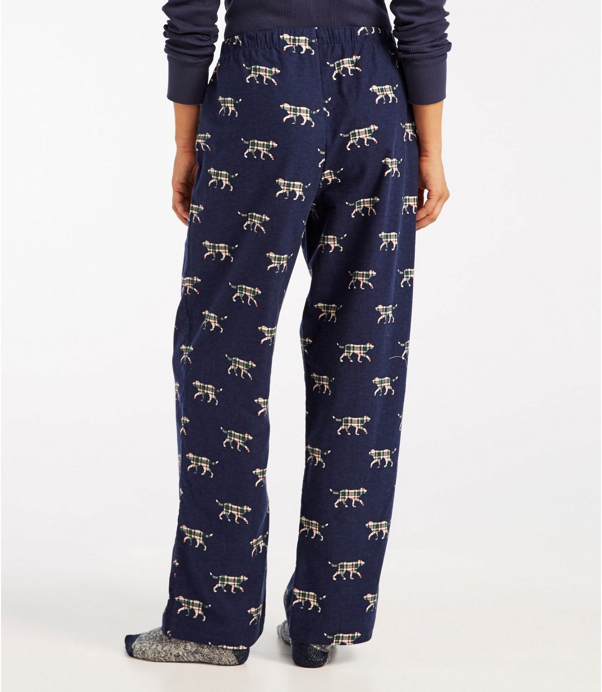 L.L.Bean Women's L.L.Bean Flannel Pants, Print