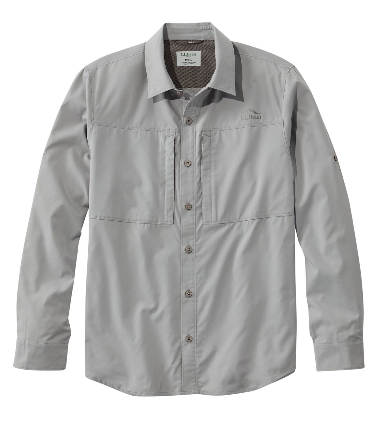 L.L.Bean Men's Tropicwear Pro Stretch Shirt, Long-Sleeve