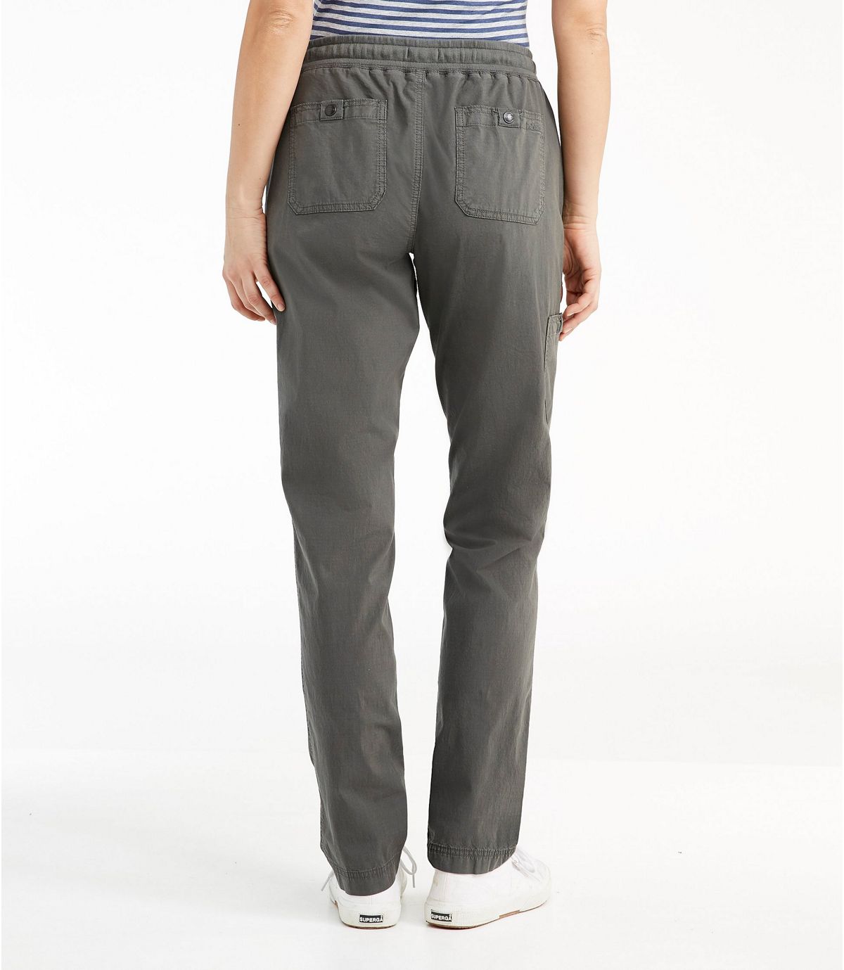L.L.Bean Women's Stretch Ripstop Pull-On Pants