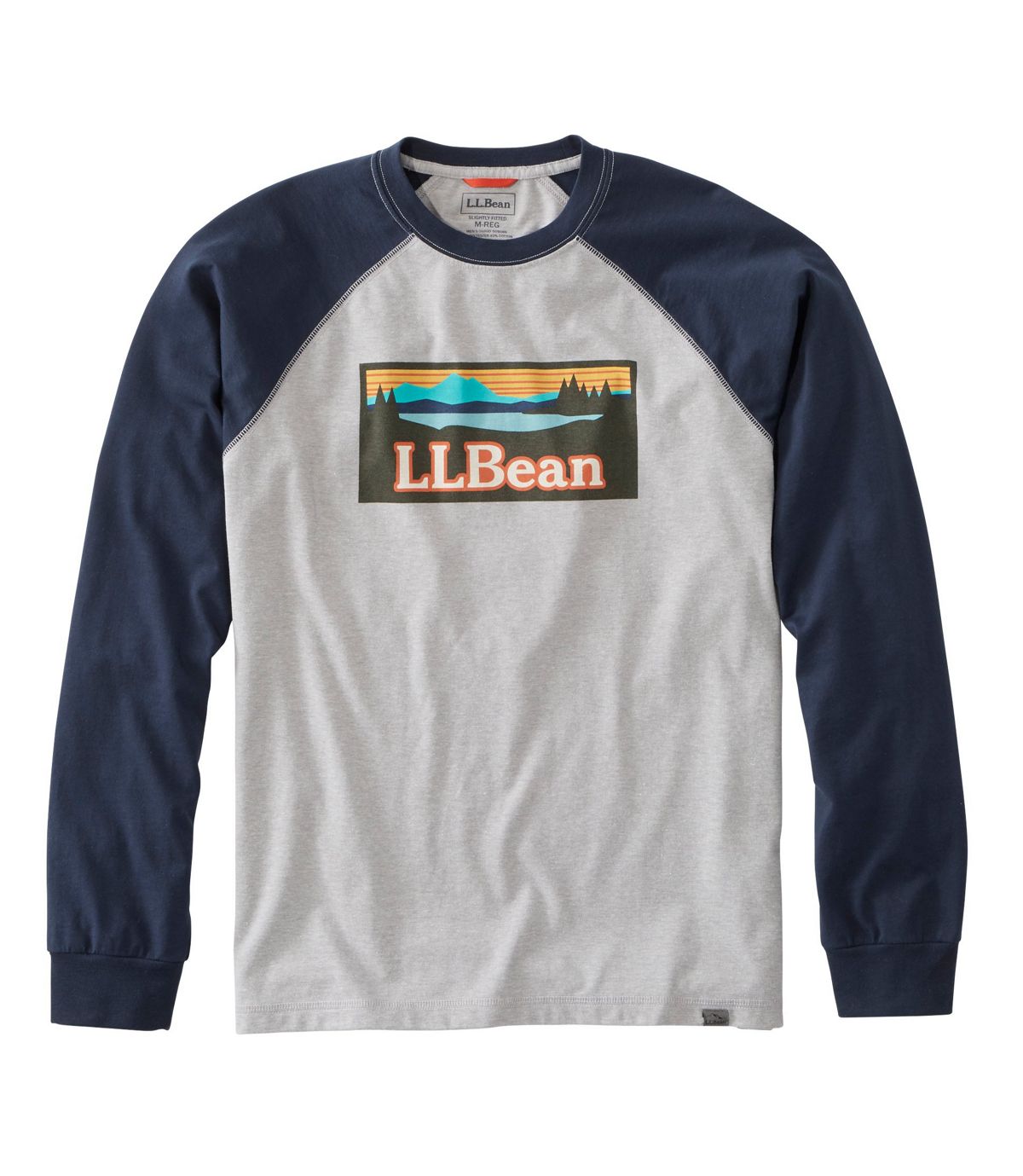 L.L.Bean Men's Bean's Performance Graphic Tee, Long-Sleeve