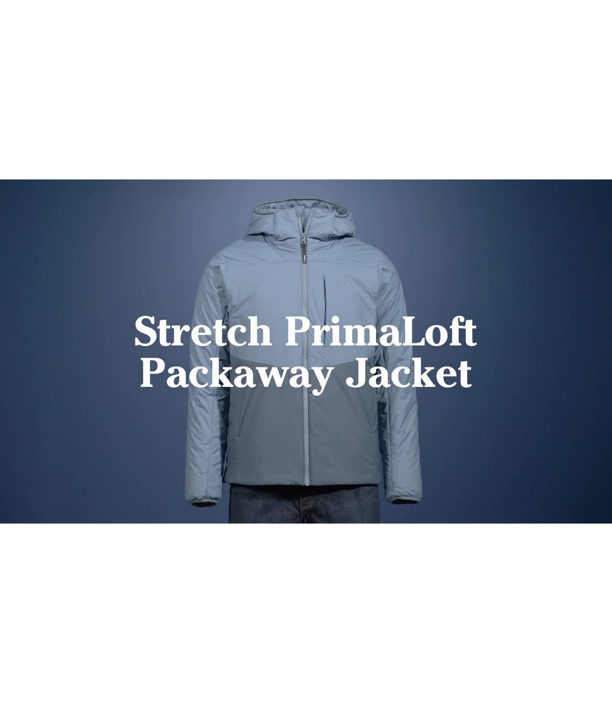 L.L.Bean Men's Stretch Primaloft Packaway Hooded Jacket