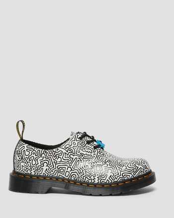 Keith Haring 1461 Printed Leather Oxford Shoes,MEN'S ORIGINALS BOOTS,no.593