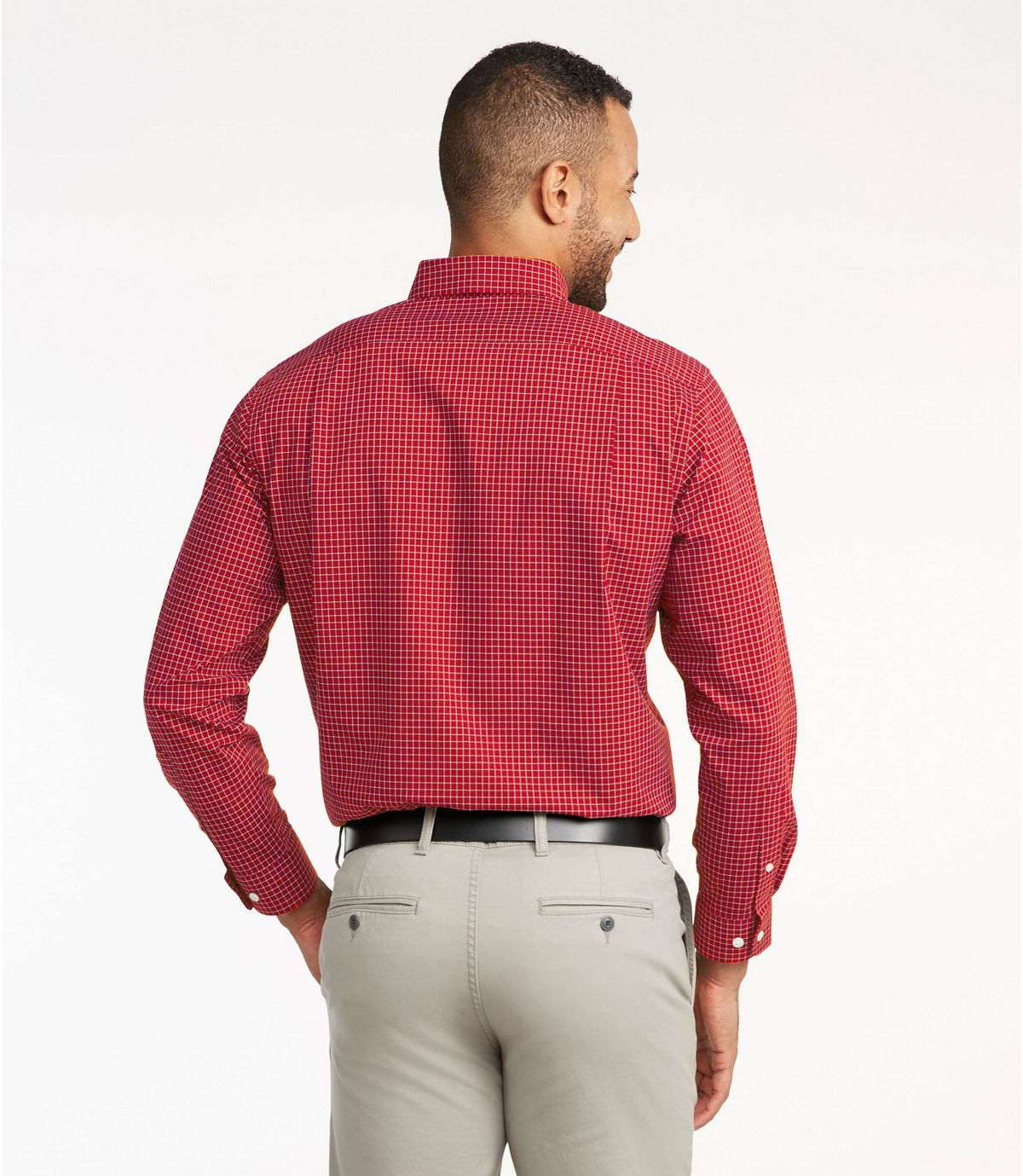 L.L.Bean Men's Wrinkle-Free Check Shirt, Traditional Fit