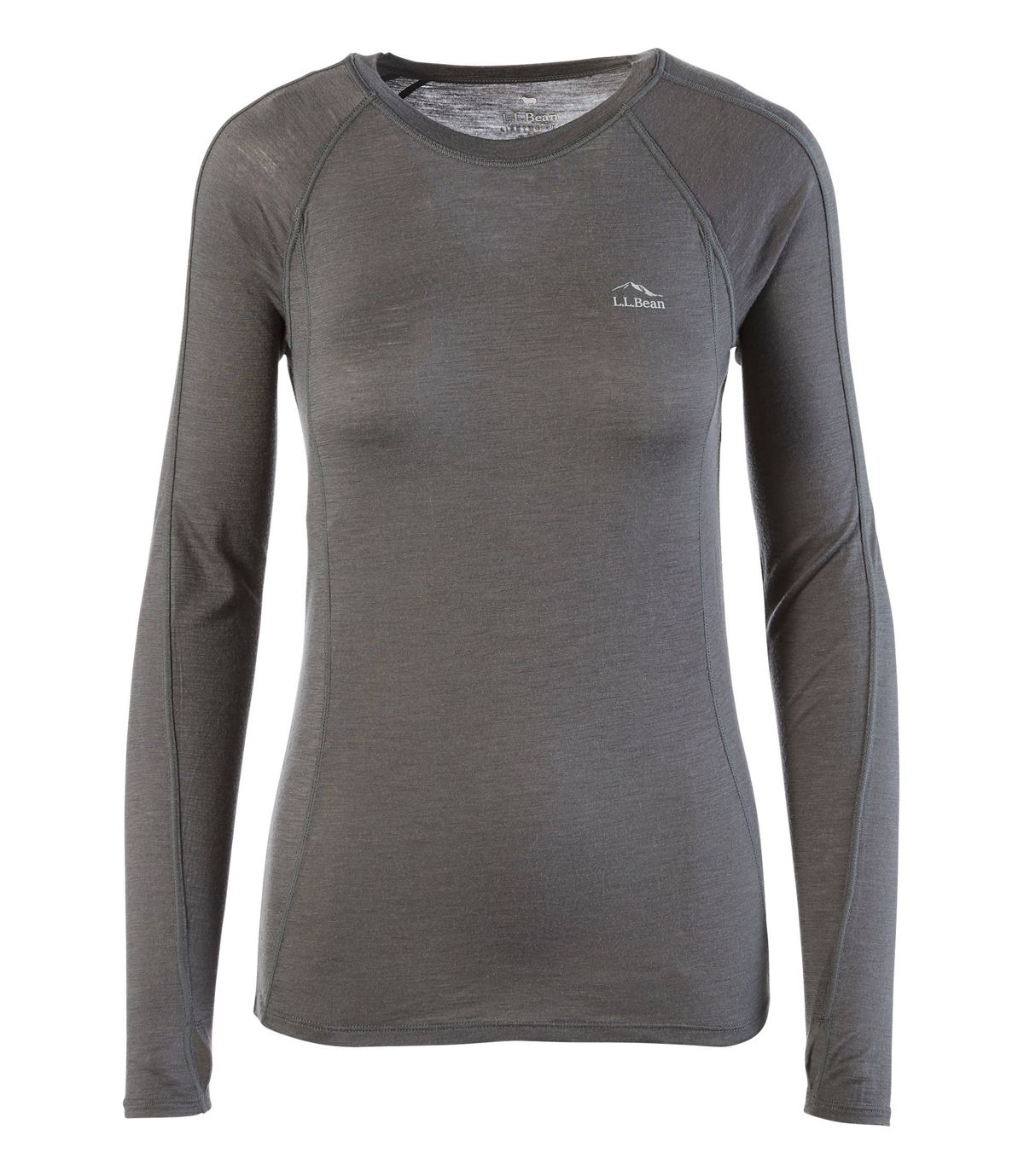 L.L.Bean Women's Cresta Wool Ultralight 150 Base Layer, Long-Sleeve