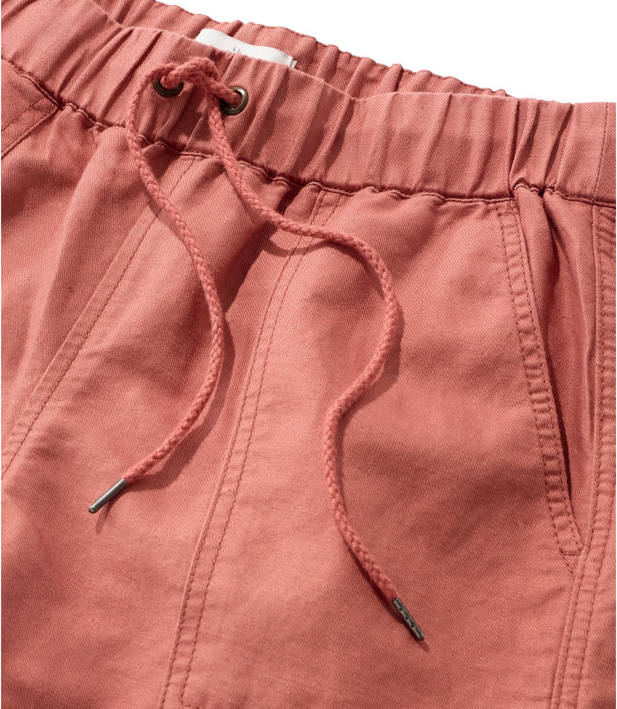 L.L.Bean Women's Signature Linen Cotton Pull On Shorts